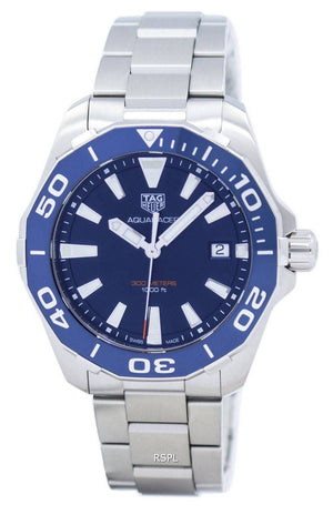 Tag Heuer Aquaracer Blue Dial Watch for Men - WAY111C.BA0928 Authentic Buy Shop Now