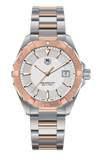 Tag Heuer Aquaracer Quartz White Dial Silver Strap Watch for Men - WAY1150.BD0911 Authentic Buy Shop Now