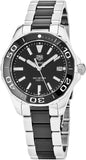 Tag Heuer Aquaracer Quartz Black Dial Two Tone Steel Strap Watch for Men - WAY131A.BA0913 Authentic Buy Shop Now