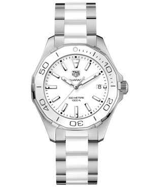 Tag Heuer Aquaracer White Dial Watch for Women - WAY131B.BA0914 Authentic Buy Shop Now