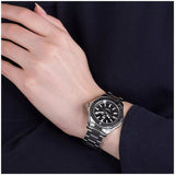 Tag Heuer Aquaracer Quartz Black Dial Silver Steel Strap Watch for Women - WAY131K.BA0748 Authentic Buy Shop Now