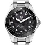 Tag Heuer Aquaracer Quartz Black Dial Silver Steel Strap Watch for Women - WAY131M.BA0748 Authentic Buy Shop Now