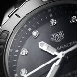 Tag Heuer Aquaracer Quartz Black Dial Silver Steel Strap Watch for Women - WAY131M.BA0748 Authentic Buy Shop Now