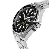 Tag Heuer Aquaracer Black Dial Silver Steel Strap Strap Watch for Men - WAY201A.BA0927 Authentic Buy Shop Now