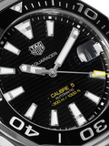 Tag Heuer Aquaracer Black Dial Silver Steel Strap Strap Watch for Men - WAY201A.BA0927 Authentic Buy Shop Now