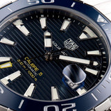 Tag Heuer Aquaracer Calibre 5 Blue Dial Silver Steel Strap Watch for Men - WAY201B.BA0927 Authentic Buy Shop Now