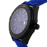 Tag Heuer Aquaracer Calibre 5 Automatic Titanium Black Dial Blue Nylon Strap Watch for Gents - WAY208B.FC6382 Authentic Buy Shop Now