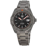 Tag Heuer Aquaracer Bamford Automatic Black Dial Grey Steel Strap Watch for Men - WAY208F.BF0638 Authentic Buy Shop Now