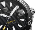 Tag Heuer Aquaracer Automatic Black Dial Silver Steel Strap Watch for Men - WAY211A.BA0928 Authentic Buy Shop Now