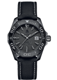 Tag Heuer Aquaracer 300 Swiss Limited Edition Black Dial Black Nylon Strap Watch for Men - WAY218B.FC6364 Authentic Buy Shop Now