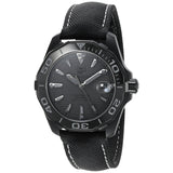 Tag Heuer Aquaracer 300 Swiss Limited Edition Black Dial Black Nylon Strap Watch for Men - WAY218B.FC6364 Authentic Buy Shop Now