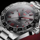 Tag Heuer Formula 1 Quartz Anthracite Dial Silver Steel Strap Watch for Men - WAZ1018.BA0842 Authentic Buy Shop Now