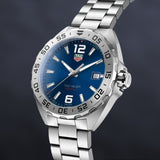 Tag Heuer Formula 1 Blue Dial Silver Steel Strap Watch for Men - WAZ1118.BA0875 Authentic Buy Shop Now
