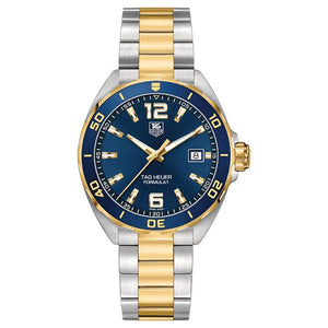 Tag Heuer Formula 1 Analog Blue Dial Two Tone Steel Strap Watch for Men - WAZ1120.BB0879 Authentic Buy Shop Now