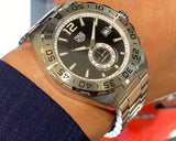 Tag Heuer Formula 1 Automatic Black Dial Silver Steel Strap Watch for Men - WAZ2012.BA0842 Authentic Buy Shop Now