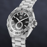 Tag Heuer Formula 1 Automatic Black Dial Silver Steel Strap Watch for Men - WAZ2012.BA0842 Authentic Buy Shop Now