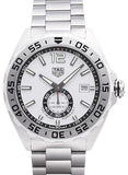 Tag Heuer Formula 1 Calibre 6 Automatic White Dial Silver Steel Strap Watch for Men - WAZ2013.BA0842 Authentic Buy Shop Now