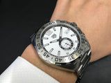 Tag Heuer Formula 1 Calibre 6 Automatic White Dial Silver Steel Strap Watch for Men - WAZ2013.BA0842 Authentic Buy Shop Now