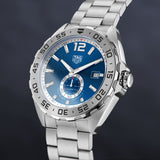 Tag Heuer Formula 1 Calibre 6 Automatic Blue Dial Silver Steel Strap Watch for Men - WAZ2014.BA0842 Authentic Buy Shop Now