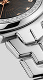 Tag Heuer Link Quartz Diamonds Black Dial Silver Steel Strap Watch for Men - WBC131G.BA0649 Authentic Buy Shop Now
