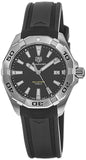 Tag Heuer Aquaracer Quartz Black Dial Black Rubber Strap Watch for Men - WBD1110.FT8021 Authentic Buy Shop Now