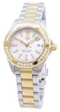 Tag Heuer Aquaracer Diamonds Mother of Pearl Dial Two Tone Steel Strap Watch for Women - WBD1421.BB0321 Authentic Buy Shop Now