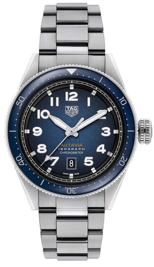 Tag Heuer Autavia Blue Dial Watch for Men - WBE5116.EB0173 Authentic Buy Shop Now