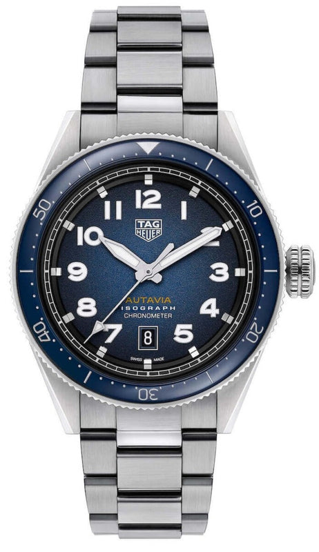 Tag Heuer Autavia Blue Dial Watch for Men - WBE5116.EB0173 Authentic Buy Shop Now