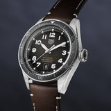 Tag Heuer Autavia Automatic Grey Dial Brown Leather Strap Watch for Men - WBE5114.FC8266 Authentic Buy Shop Now