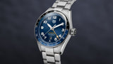 Tag Heuer Autavia Cosc GMT Automatic Blue Dial Silver Steel Strap Watch for Men - WBE511A.BA0650 Authentic Buy Shop Now