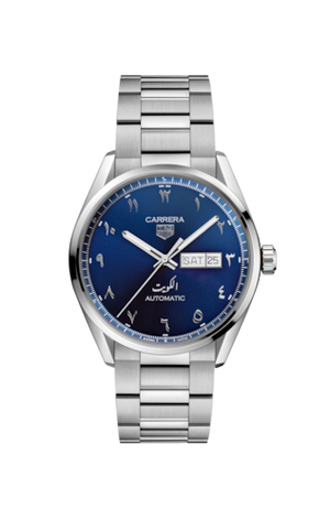 Tag Heuer Carrera Automatic Blue Dial Silver Steel Strap Watch for Men - WBN2016.BA0640 Authentic Buy Shop Now