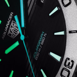 Tag Heuer Aquaracer Professional 200 Solargraph Quartz Black Dial Silver Steel Strap Watch for Men - WBP1180.BF0000 Authentic Buy Shop Now