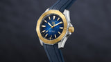 Tag Heuer Aquaracer Professional 200 Automatic Blue Dial Blue Rubber Strap Watch for Men - WBP2150.FT6210 Authentic Buy Shop Now