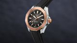 Tag Heuer Aquaracer Professional 200 Automatic Black Dial Black Rubber Strap Watch for Men - WBP2151.FT6199 Authentic Buy Shop Now