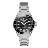 Tag Heuer Aquaracer Professional 300 Automatic Black Dial Silver Steel Strap Watch for Women - WBP231D.BA0626 Authentic Buy Shop Now