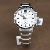 Tissot Quickster Chronograph Silver Dial Watch For Men - T095.417.11.037.00 Authentic Buy Shop Now