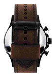 Fossil Nate Chronograph Brown Dial Brown Leather Strap Watch for Men - JR1487 Authentic Buy Shop Now