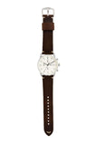 Fossil The Commuter White Dial Brown Leather Strap Watch for Men - FS5402 Authentic Buy Shop Now