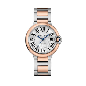 Cartier Ballon Bleu de Cartier Silver Dial Two Tone Steel Strap Watch for Women - W2BB0032 Authentic Buy Shop Now