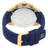 Tommy Hilfiger Decker White Dial Blue Rubber Strap Watch for Men - 1791353 Authentic Buy Shop Now