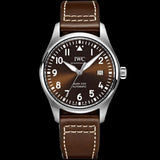 IWC Pilot's Watch Mark XVII Edition "Antoine De Saint Exupery" Brown Dial Brown Leather Strap Watch for Men - IW327003 Authentic Buy Shop Now
