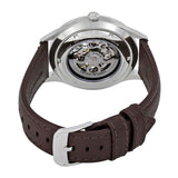 Emporio Armani Meccanico White Dial Brown Leather Strap Watch For Men - AR1946 Authentic Buy Shop Now