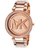 Michael Kors Parker Pink Dial Pink Steel Strap Watch for Women - MK6176 Authentic Buy Shop Now