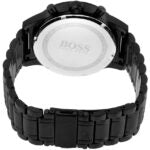 Hugo Boss Chronograph Black Dial Black Steel Strap Watch for Men - 1513180 Authentic Buy Shop Now