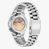 Citizen Tsuyosa Automatic Red Dial Silver Steel Strap Watch For Men - NJ0150-56W Authentic Buy Shop Now