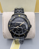 Michael Kors Cunningham Chronograph Black Dial Black Steel Strap Watch For Men - MK7157 Authentic Buy Shop Now