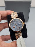 Emporio Armani Arianna Black Dial Rose Gold Stainless Steel Watch For Women - AR11197 Authentic Buy Shop Now