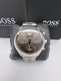 Hugo Boss Skymaster Grey Dial Two Tone Steel Strap Watch for Men - 1513789 Authentic Buy Shop Now