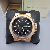 Michael Kors Dylan Black Dial Black Rubber Strap Watch for Men - MK8184 Authentic Buy Shop Now