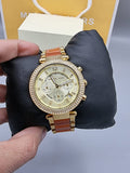 Michael Kors Parker Gold Dial Two Tone Steel Strap Watch for Women - MK6139 Authentic Buy Shop Now